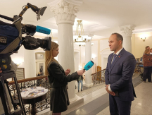 Телевизионный репортаж с премьеры театрализованной программы &laquo;Масленка&raquo; от канала &laquo;Первый информационный&raquo;