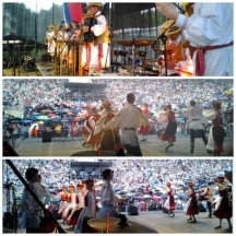 Ensemble «Khoroshki» June 9 took part in the celebration of the Days of Russia in 2013 in Vilnius